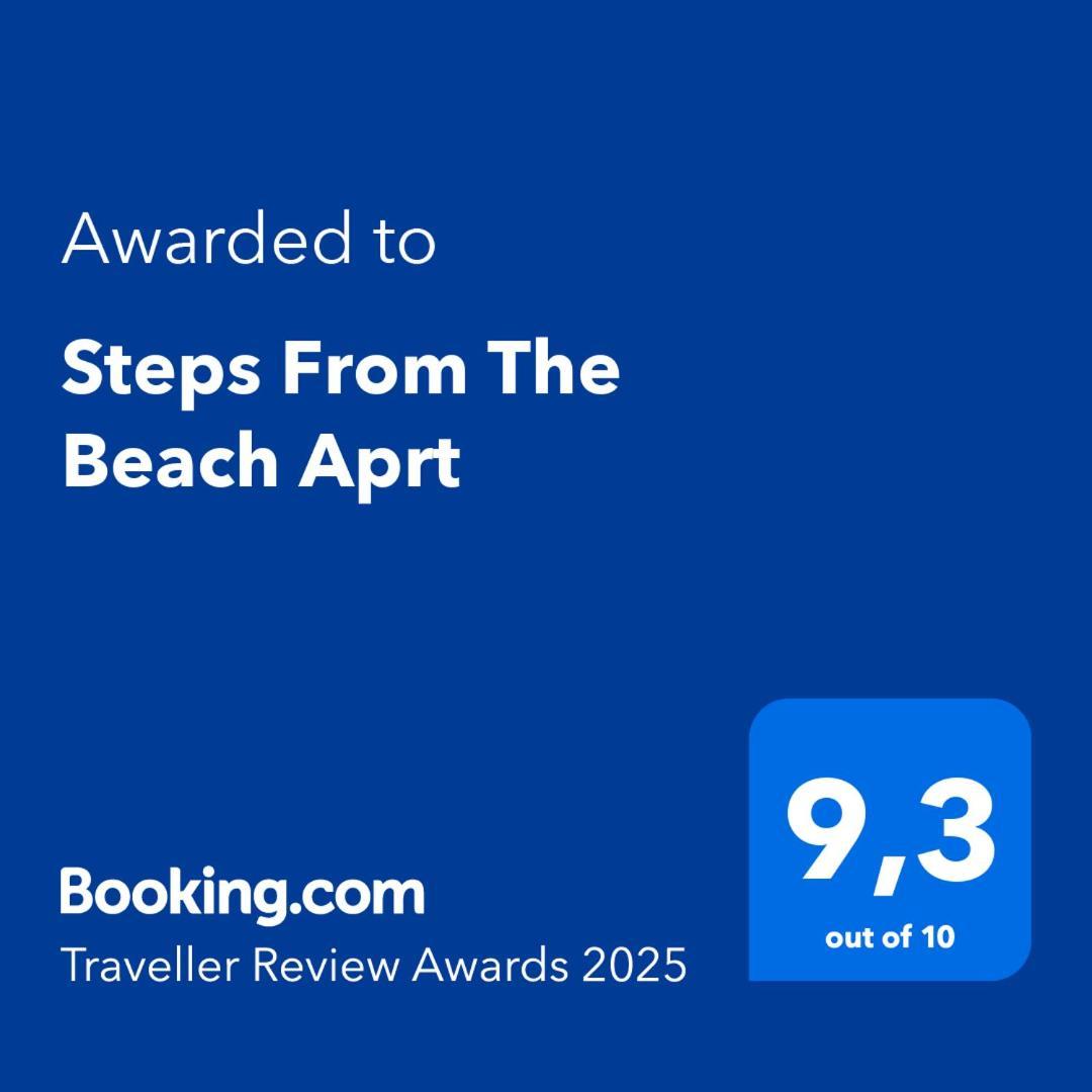 Steps From The Beach Aprt Chrissi Akti Chania Exterior foto